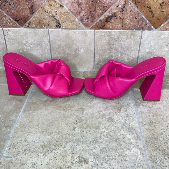 Open Edit Chunky Heeled Mules Size 5 - Picture 5 of 13